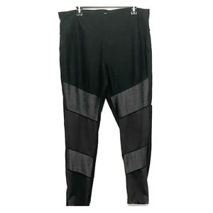 Avia Black Active Stretch Leggings Sz XL